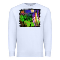White halloween background Premium Sweatshirt - JahusDesignShop