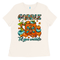 Bone Gobble Til You Wobble Coffee Mug Ladies Tee - FaDigitalArtStudio