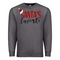 Charcoal Heather Santa's Favorite Ho Premium Sweatshirt - DesigneFamous