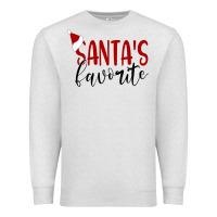 Oatmeal Heather Santa's Favorite Ho Premium Sweatshirt - DesigneFamous
