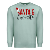 Seafoam Santa's Favorite Ho Premium Sweatshirt - DesigneFamous