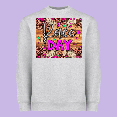 Race Day Heavyweight Sweatshirt Designed By Jahusdesignshop