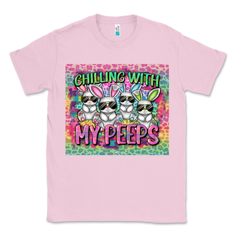 Easter Day Chilling With My Peeps Classic Tee by CowGirlArtShop | Teevron