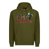 Army Green keep christ in christmas Premium Hoodie - CowhideDigitalArt