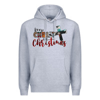 Heather Grey keep christ in christmas Premium Hoodie - CowhideDigitalArt