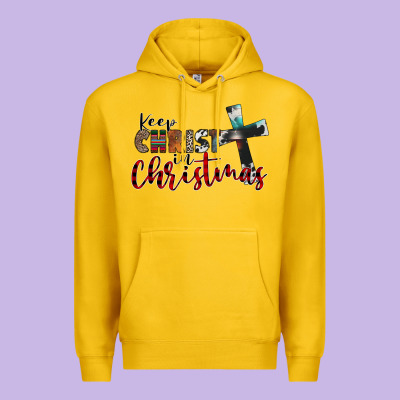 Keep Christ In Christmas Premium Hoodie Designed By Cowhidedigitalart