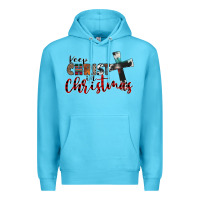Ocean Blue keep christ in christmas Premium Hoodie - CowhideDigitalArt