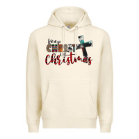 Tofu keep christ in christmas Premium Hoodie - CowhideDigitalArt