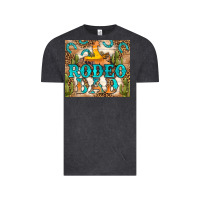Vintage Black Western Rodeo Dad Tumbler Vintage Tee - BundleAndBundleShop