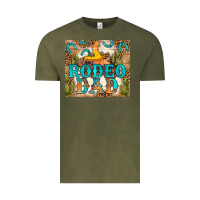 Vintage Olive Western Rodeo Dad Tumbler Vintage Tee - BundleAndBundleShop