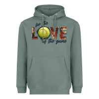 Sage softball love of the game Heavyweight Hoodie - JahusDesignShop