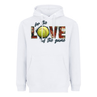 White softball love of the game Heavyweight Hoodie - JahusDesignShop
