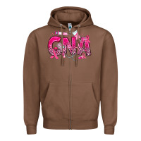Chestnut breast cancer cna certified nursing assistant Zipper Hoodie - JahusDesignShop