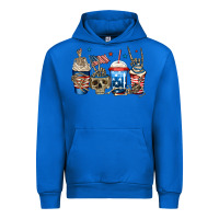 Cobalt 4th of july skeleton coffee cups Urban Hoodie - Jasminsmagicworld