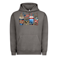 Pigment Tornado 4th of july skeleton coffee cups Urban Hoodie - Jasminsmagicworld