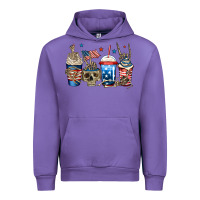 Tulip 4th of july skeleton coffee cups Urban Hoodie - Jasminsmagicworld