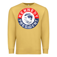 Antique Gold vintage 1960 kennedy for president Premium Sweatshirt - DesigneFamous
