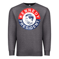 Charcoal Heather vintage 1960 kennedy for president Premium Sweatshirt - DesigneFamous