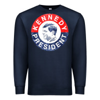 Navy vintage 1960 kennedy for president Premium Sweatshirt - DesigneFamous