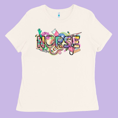 Nurse Ladies Tee Designed By Fadigitalartstudio