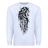 White horse of rohan active Premium Sweatshirt - DesigneFamous