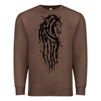 Chestnut horse of rohan active Premium Sweatshirt - DesigneFamous