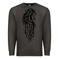 Smoke horse of rohan active Premium Sweatshirt - DesigneFamous