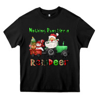 Black nothing runs like a reindeer Heavy Core Tee - CowGirlArtShop