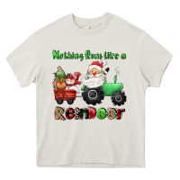 Cream nothing runs like a reindeer Heavy Core Tee - CowGirlArtShop