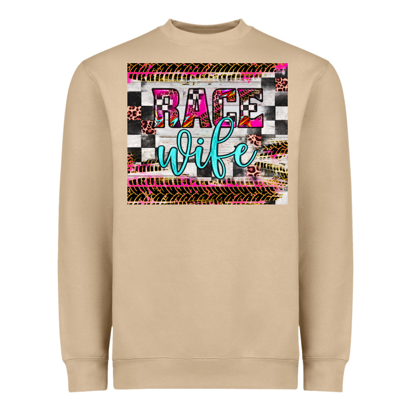 Race Wife Heavyweight Sweatshirt by JahusDesignShop | Teevron
