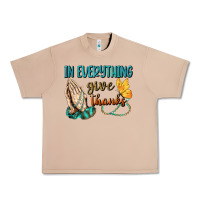 Burro İn Everything Give Thanks Urban Heavy Tee - BundleAndBundleShop