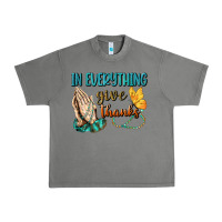 Tornado İn Everything Give Thanks Urban Heavy Tee - BundleAndBundleShop