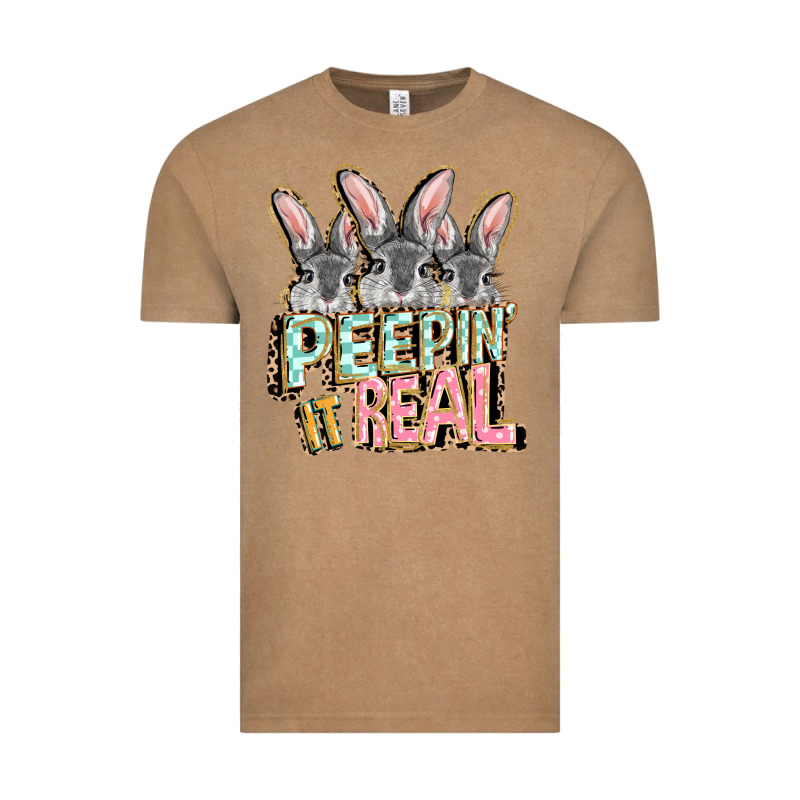 Peepin' It Real Easter Day Vintage Tee by FaDigitalArtStudio | Teevron