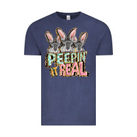 Vintage Denim peepin' it real easter day Vintage Tee - FaDigitalArtStudio