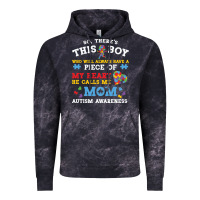 Cloud Black LIL Autism Mom Vintage Hoodie - CowhideDigitalArt
