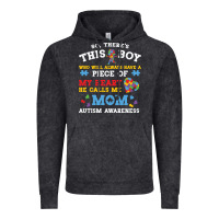 Vintage Black LIL Autism Mom Vintage Hoodie - CowhideDigitalArt