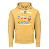 Vintage Mustard LIL Autism Mom Vintage Hoodie - CowhideDigitalArt