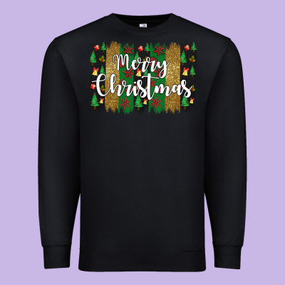 Merry Christmas Premium Sweatshirt Designed By Jahusdesignshop