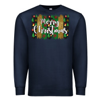 Navy merry christmas Premium Sweatshirt - JahusDesignShop