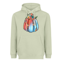 Matcha flowers pumpkin Heavyweight Hoodie - JahusDesignShop