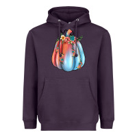 Plum flowers pumpkin Heavyweight Hoodie - JahusDesignShop