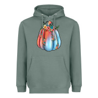Sage flowers pumpkin Heavyweight Hoodie - JahusDesignShop