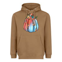 Toasted Coconut flowers pumpkin Heavyweight Hoodie - JahusDesignShop