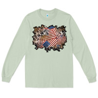 Matcha 4th of july background Long Sleeve Tee - BundleAndBundleShop