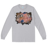 Moon Dust 4th of july background Long Sleeve Tee - BundleAndBundleShop