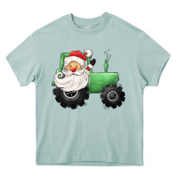 Arona santa tractor Heavy Core Tee - CowGirlArtShop
