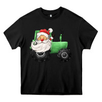 Santa Tractor Heavy Core Tee | Teevron