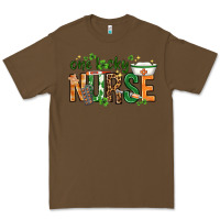 Cacao One lucky Nurse with elements St. Patricks Day Premium Tee - HowdyJamesFarm