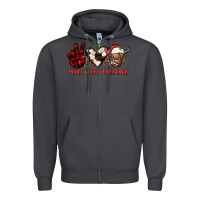 Smoke peace love christmas Zipper Hoodie - JahusDesignShop