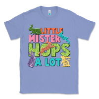 Colony Blue Little mister hops a lot Easter Day Classic Tee - CowGirlArtShop